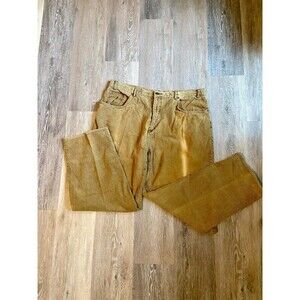 VTG Y2K 90s Corduroy Pants Men 40x28 Brown Tan Faded Glory Skate Surf Grunge Bag